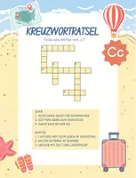 Vorschau - Arbeitsblätter - ABC-Kreuzworträtsel Klasse 1 und 2 -THEMA: SOMMER - Seite 3