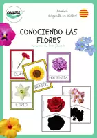 Vista previa - Tarjetas / Manipulativos - CONOCIENDO LAS FLORES - Portada