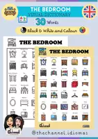 Vorschau - Poster - THE BEDROOM – Visual Dictionary (30 Words) - Deckblatt