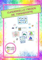 Vista previa - Hojas de trabajo - MEDIOS DE TRANSPORTE CUADERNILLO ACTIVIDADES - Portada