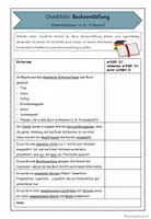Vorschau - Arbeitsblätter - Checkliste: Buchvorstellung - Seite 1