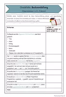 Vorschau - Arbeitsblätter - Checkliste: Buchvorstellung - Seite 2