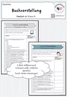 Vorschau - Arbeitsblätter - Checkliste: Buchvorstellung - Deckblatt