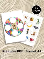 förhandsvisning - Alphabet Matching Activity | Printables for Kids - sida 1