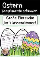Vorschau - Arbeitsblätter - OSTERN - Komplimente verschenken - Deckblatt