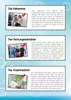 Vorschau - Mal- und Bastelvorlagen - Berufe im Krankenhaus: Lesetexte zum Ausschneiden - Seite 2