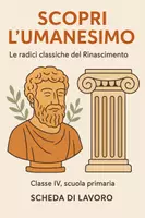 anteprima - Esercizi - Scopri l´Umanesimo - Le radici classiche del Rinascimento - Scheda di lavoro - Pagina di copertina