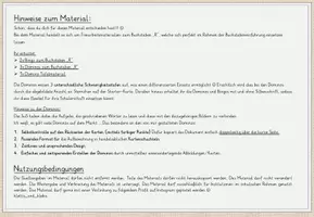 Vorschau - Stationenlernen - Buchstabe R, Freiarbeitsmaterial, Einführung Buchstabe R, 3x Domino, 2x Bingo, 1x Tafel-Bingo, mehrfach differenziert, mit Selbstkontrolle - Seite 1