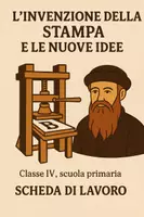 anteprima - Esercizi - L´invenzione della stampa e le nuove idee - Scheda di lavoro - Pagina di copertina