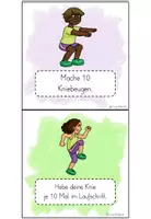 Vorschau - Bildkarten - Würfel mit Taschen / Bewegungswürfel - Einsteckkarten - Bewegungspause im Unterricht / beim Sport - Seite 3