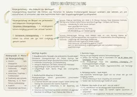 Vorschau - Merkblätter - Körper und Körpergestaltung - Deckblatt