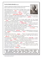 Vorschau - Arbeitsblätter - The Life of Nelson Mandela - Seite 1