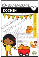 Vorschau - Arbeitsblätter - Kürbissuppe kochen - Kürbis - Sachunterricht - Hefteinträge - Feedback - Deckblatt