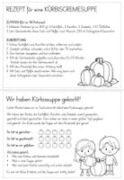 Vorschau - Arbeitsblätter - Kürbissuppe kochen - Kürbis - Sachunterricht - Hefteinträge - Feedback - Seite 2