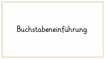 Vorschau - Präsentationen/Tafelbilder - Materialpaket zur Buchstabeneinführung - digitales Tafelbild (A-Z) Grundschrift - Seite 1