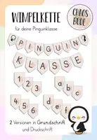 Vorschau - Anderer Materialtyp - Wimpelkette für deine Pinguinklasse - Deckblatt