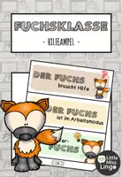 Vorschau - Mal- und Bastelvorlagen - Fuchsklasse - Hilfeampel - Deckblatt