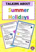Vorschau - Arbeitsblätter - Back to School: Talking about Summer Holidays - Deckblatt