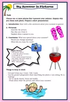 Vorschau - Arbeitsblätter - Back to School: Talking about Summer Holidays - Seite 1
