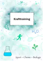 Vorschau - Stundenentwürfe - Krafttraining - Deckblatt