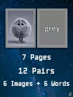 förhandsvisning - Colors Memory Game • 2 Sets • Printables for Kids - sida 3