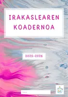Vista previa - Para docentes: organización, planificación y formación - IRAKASLEAREN KOADERNOA 2025-2026 (3saio - 3saio bertsioa) - Portada