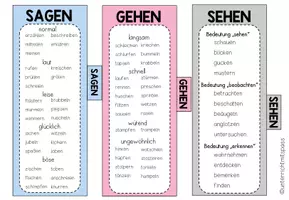 Vorschau - Merkblätter - Synonyme-Fächer (für den Deutschunterricht) - Seite 3