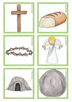 Vorschau - Stationenlernen - Karten für den Einsteckwürfel: Easter & Spring (inkl. St Patrick's Day, Easter Story uvm.) - Seite 3