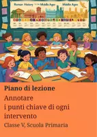 anteprima - Piani di lezione - Annotare i punti chiave di ogni intervento - Pagina di copertina