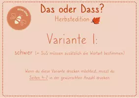 Vorschau - Spiele - Dass oder das? Lesespiel (MIT Demonstrativpronomen) 📕 - Seite 2