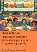 anteprima - Piani di lezione - Identificare contesto e destinatario per scegliere il registro appropriato - Pagina di copertina