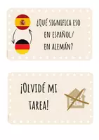 Vorschau - Bildkarten - Spanische Klassenraum-Redemittel - Edition: SchülerInnen - Seite 2