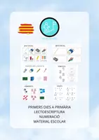 Vista previa - Hojas de trabajo - COMENCEM PRIMÀRIA. LECTO I NUMERACIÓ. MATERIAL ESCOLAR - Portada