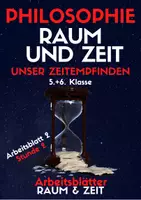Vorschau - Arbeitsblätter - Unser Zeitempfinden (Raum & Zeit AB 2) - Deckblatt