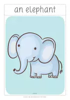 Vorschau - Präsentationen/Tafelbilder - Flashcards: African Animals - Safari Animals - Seite 1