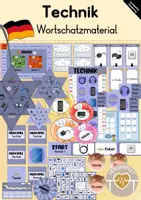 Vorschau - Spiele - Spielerisches Wortschatzmaterial: Technik (DaZ/DaF) - Deckblatt