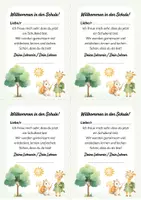 Vorschau - Fördermaterial/Inklusion - Einschulung Materialpaket | Schulanfang, 1. Schultag, Kennenlernen, Urkunden, Medaillen & Mutmachkarten - Seite 1