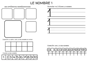 Aperçu - Apprentissages en autonomie - CAHIER DES NOMBRES GS - Page 2