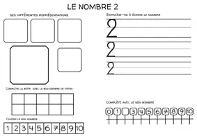Aperçu - Apprentissages en autonomie - CAHIER DES NOMBRES GS - Page 3