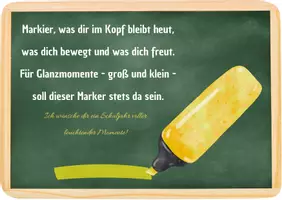 Vorschau - Bildkarten - Geschenk - Marker-Karten für einen glanzvollen Start in das neue Schuljahr - Seite 1
