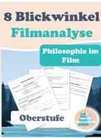 Vorschau - Arbeitsblätter - 8 Blickwinkel / Filmanalyse / Wahrheit Wirklichkeit / Oberstufe - Deckblatt