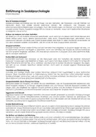 Vorschau - Arbeitsblätter - Einführung in Sozialpsychologie - Seite 1