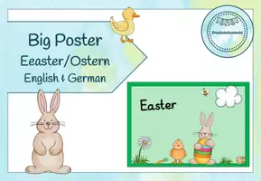 Vorschau - Spiele - Easter/Ostern - Flashcards, Poster & Games (Englisch + DaZ) - Seite 1