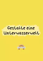 Vorschau - Mal- und Bastelvorlagen - Schneiden üben mit lustigen Meeresmotiven - Seite 1