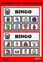Aperçu - Jeux - CLOTHES AND ACCESSORIES – Bingo (Colour and B&W) - Page 1