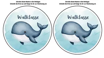 Vorschau - Mal- und Bastelvorlagen - Materialpaket: Walklasse - Seite 1