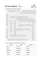 Vorschau - Arbeitsblätter - At the Hospital Word Search: Vocabulary (English) - Seite 2