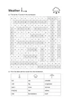 Vorschau - Arbeitsblätter - Weather Word Search: Vocabulary (English) - Seite 2