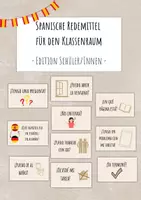 Vorschau - Bildkarten - Spanische Klassenraum-Redemittel - Edition: SchülerInnen - Deckblatt