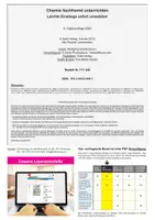 Vorschau - Stundenentwürfe - Chemie fachfremd unterrichten | Atome, Moleküle, Periodensystem, Experimente, Oxidation, Aggregatzustände | Chemie Klasse 7-11 mit Lösungen - Seite 1